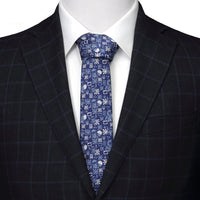Disney Lilo & Stitch Blue Tropical Men's Tie
