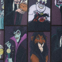 Disney Villains Dark Pattern Men's Tie