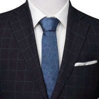 Disney Winnie the Pooh Blue Tonal Men's Tie