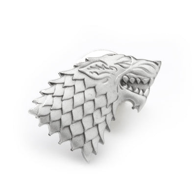 Game of Thrones Stark Direwolf Antiqued Lapel Pin
