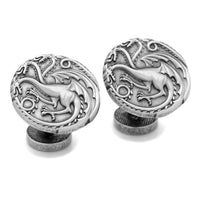 Game of Thrones Targaryen Three Headed Dragon Sigil Cufflinks