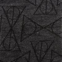 Harry Potter Deathly Hallows Black Men's Socks