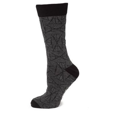 Harry Potter Deathly Hallows Black Men's Socks
