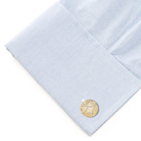Harry Potter Golden Snitch Hidden Deathly Hallows Locket Cufflinks