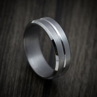 Tantalum Band with Satin Finish Custom Made Men's Ring