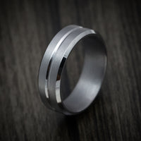 Tantalum Band with Satin Finish Custom Made Men's Ring