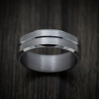 Tantalum Band with Satin Finish Custom Made Men's Ring