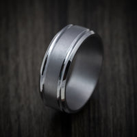 Tantalum Band with Satin Finish Custom Made Men's Ring