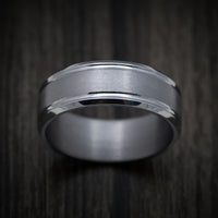 Tantalum Band with Satin Finish Custom Made Men's Ring