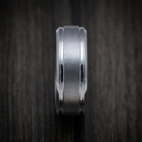 Tantalum Band with Satin Finish Custom Made Men's Ring