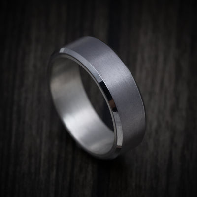 Tantalum Men's Ring with 14K Gold Sleeve