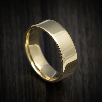 Classic Gold 7mm Wide Wedding Men's Band