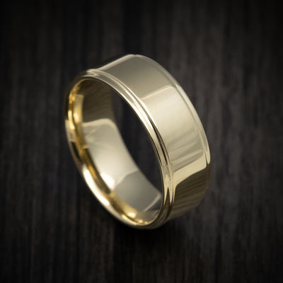 Classic Gold 8mm Wide Wedding Men's Band
