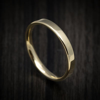 Classic Gold 3mm Wide Wedding Men's Band