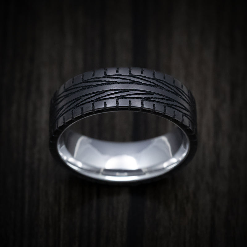 rubber tire tread ring Black Titanium Tire Tread Ring with Supercar Ron Authentic Supercar Wheel Sleeve