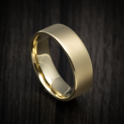 Classic Gold 7mm Wide Wedding Men's Band