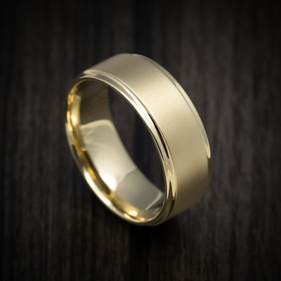 Classic Gold 8mm Wide Wedding Men's Band