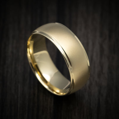 Classic Gold 8mm Wide Wedding Men's Band