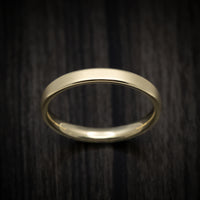 Classic Gold 3mm Wide Wedding Men's Band
