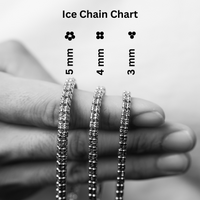 Silver Ice Chain 5mm