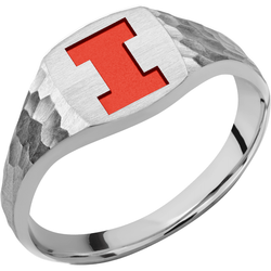 University of Illinois Custom Collegiate Cobalt Chrome Signet Ring