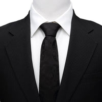 Marvel Avengers Paisley Icons Print Black Tie