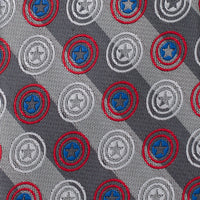 Marvel Captain America Gray Stripe Men's Tie