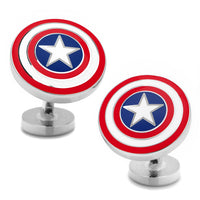 Marvel Captain America Shield Cufflinks