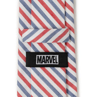 Marvel Captain America Striped White Men's Tie