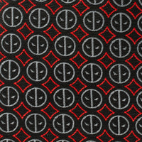 Marvel Deadpool Men's Black Tie