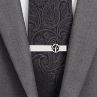 Marvel Deadpool Silver Mask Tie Bar