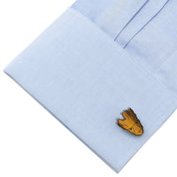 Marvel Guardians of the Galaxy Groot Tigers Eye Cufflinks