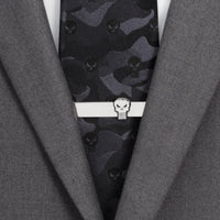 Marvel The Punisher Silver Tie Bar