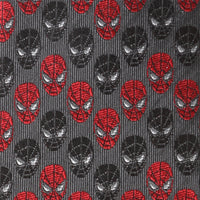 Marvel Spider-Man Chevron Red Black Men's Tie