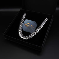 Silver Miami Cuban Chain 15mm