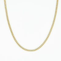 Two Tone Gold Ice Chain 5mm
