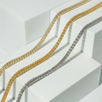 Two Tone Gold Ice Chain 5mm