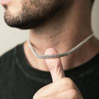 Silver Ice Chain 5mm