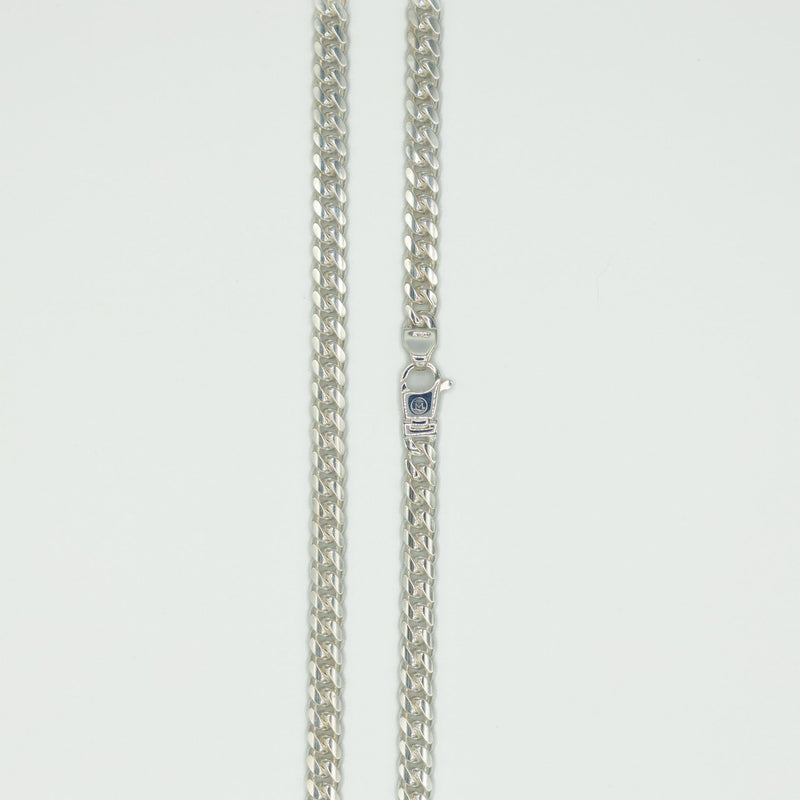 High Polish Silver Miami Cuban Chain 7mm