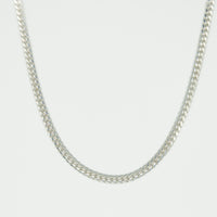 High Polish Silver Miami Cuban Chain 7mm