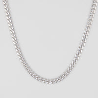 Silver Miami Cuban Chain 8mm