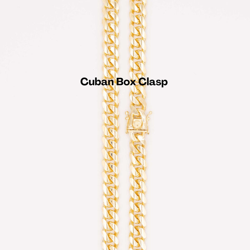 Gold Miami Cuban Chain 8mm
