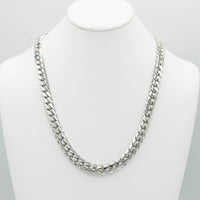 Silver Miami Cuban Chain 10mm Heavy