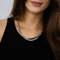 Silver Miami Cuban Chain 7mm