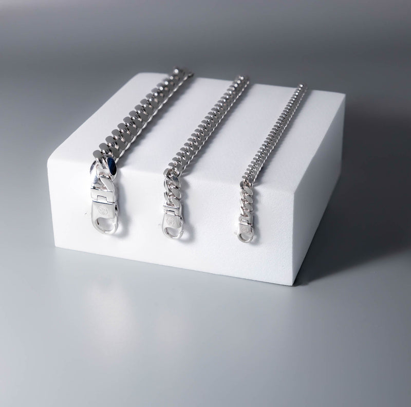 Silver Miami Cuban Bracelet 5mm