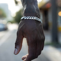 Silver Miami Cuban Bracelet 10mm