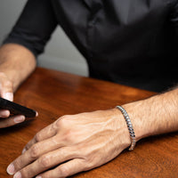 Silver Miami Cuban Bracelet 7mm