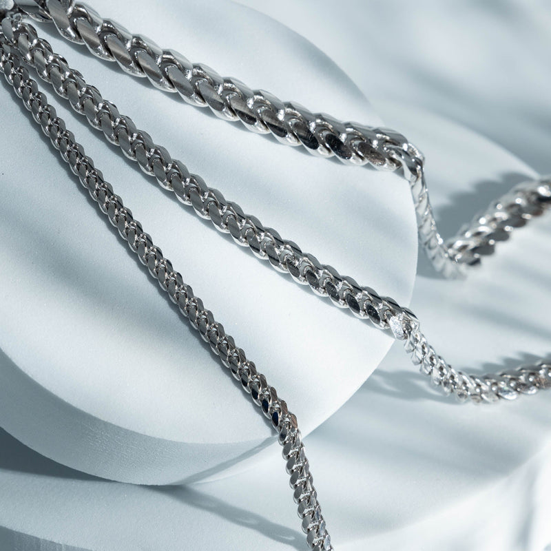 Silver Miami Cuban Chain 7mm