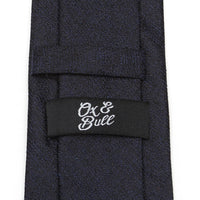 Heathered Blue Wool Men's Tie