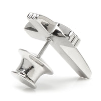 Cross Stainless Steel Lapel Pin